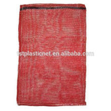 Bolso de malla del ajo del embalaje del HDPE de la Virgen del 100% para la agricultura